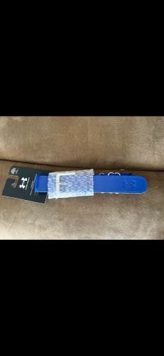 New - Under Armour youth baseball belt blue