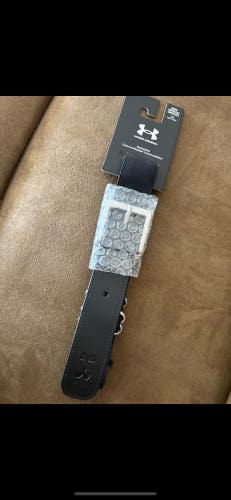 New - black adult baseball pants belt