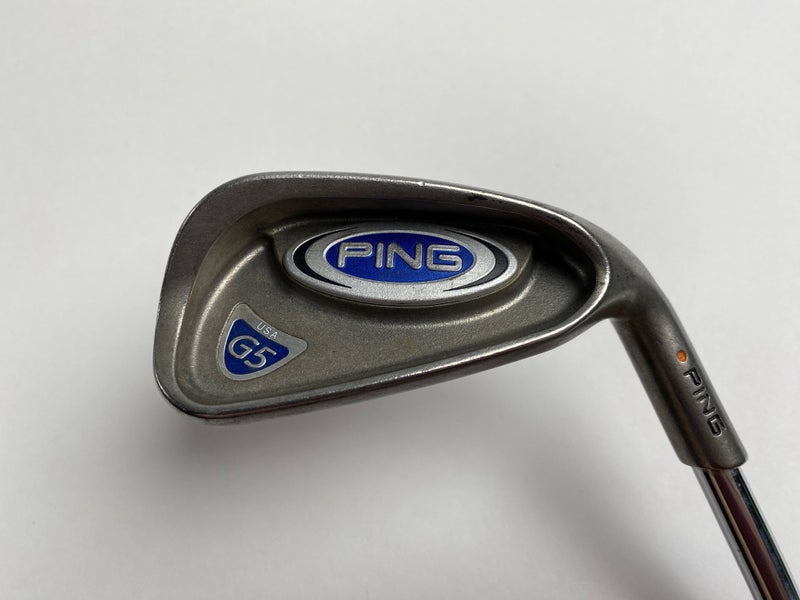 Ping G5 Single 6 Iron Orange Dot 2* Flat Regular Steel Mens RH