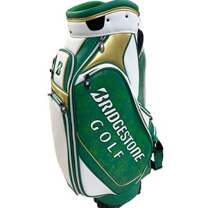 NEW 2025 Bridgestone Spring (The Masters) Green/Gold 6-Way Staff Bag