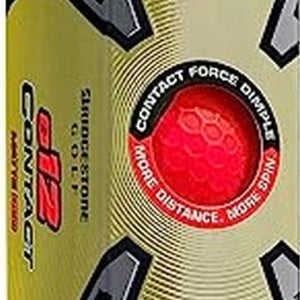 Bridgestone e12 Contact Soft Golf Balls (3pk, MATTE RED, 2023) 1 Sleeve  NEW