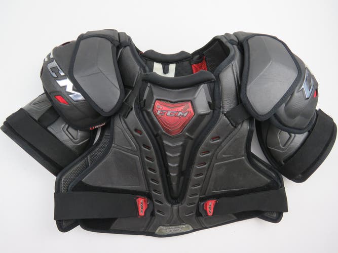 CCM RBZ NHL Pro Stock Hockey Player Shoulder Pads Black Senior Size Large