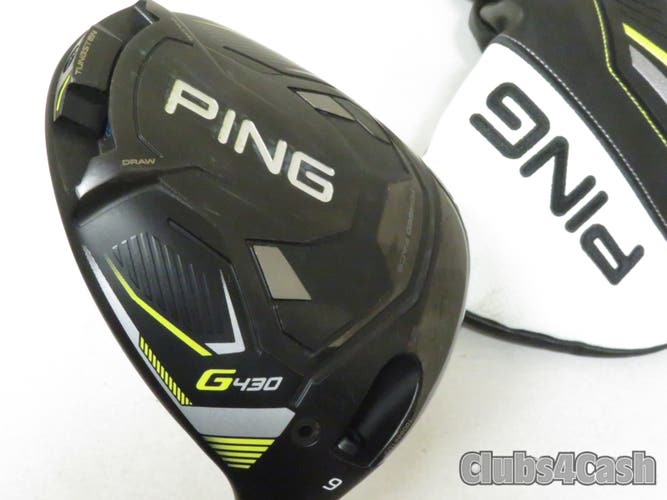 PING G430 LST Driver 9° Alta CB 55 Black Stiff Flex +Cover .. Clean