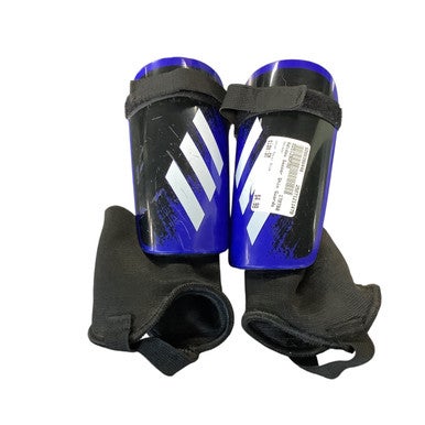 Used Adidas Soccer Shin Guards Youth Royal Blue SM 11479-S000398448