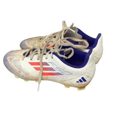 Used Adidas Soccer Cleats White Junior 03.5 11479-S000398450