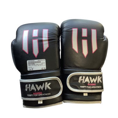Used HAWK BOXING B-92 Boxing Gloves Black Senior 11479-S000398400