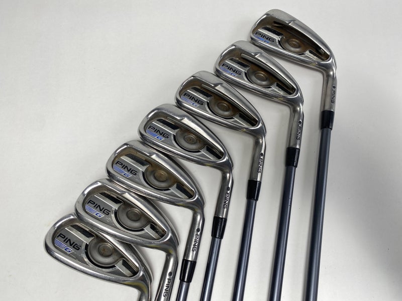 Ping G 2016 Iron Set 5-PW+GW Black Dot CFS Soft Regular 65g Senior RH