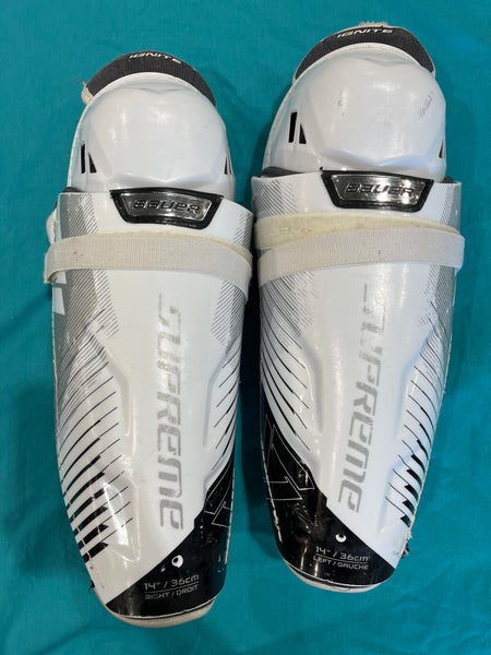 Senior Bauer Supreme Ignite Shin Pads 14" (Used)