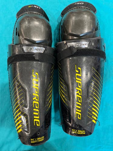 Senior Bauer Supreme S150 Shin Pads 14" (Used)