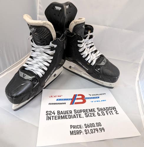 Bauer Supreme Shadow Intermediate Ice Hockey Skates 6.0 Fit 2