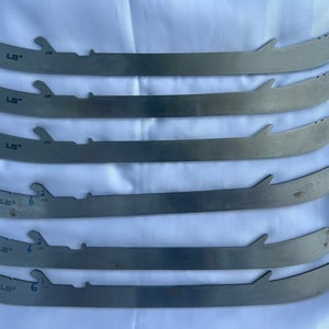 (6) Used LS4/LS3 Steel 296 (size 11/11.5) for Bauer Skates