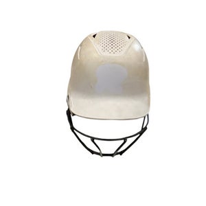 Used Evoshield SOFTBALL HELMET W/MASK Batting Helmet w/Mask White SM 11884-S000048640