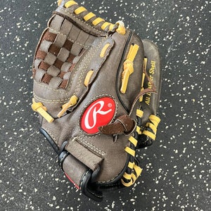 Used Rawlings HIGHLIGHT SERIES H100BRNC BB/SB Glove RH Throw Brown 10" 11849-S000029447