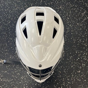 Used Cascade CS-R Lacrosse Helmet White One Size 11849-S000029441