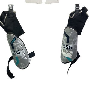 Used Dsg Soccer Shin Guards Junior White SM 11347-S000250968