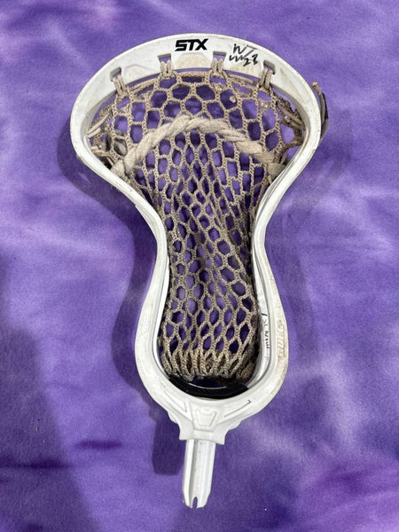 White STX Duel 2 Strung Head (Used)