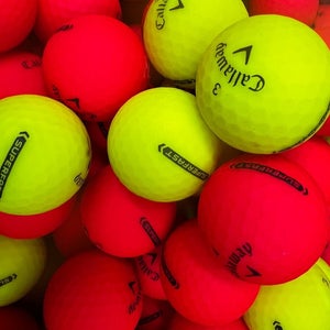 50 Premium AAA Superfast Colored/ Matte Finish Callaway Used Golf Balls
