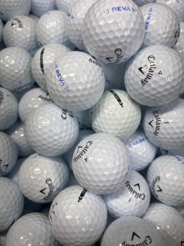 4 Dozen White Callaway REVA Near Mint AAAA Used Golf Balls