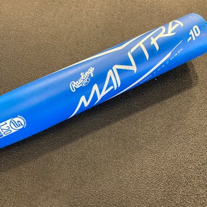 Blue 2023 Rawlings Mantra Composite Bat (-10) Composite 21 oz 31" (Used)