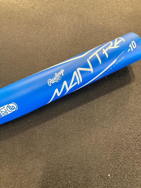 Blue 2023 Rawlings Mantra Composite Bat (-10) Composite 21 oz 31" (Used)