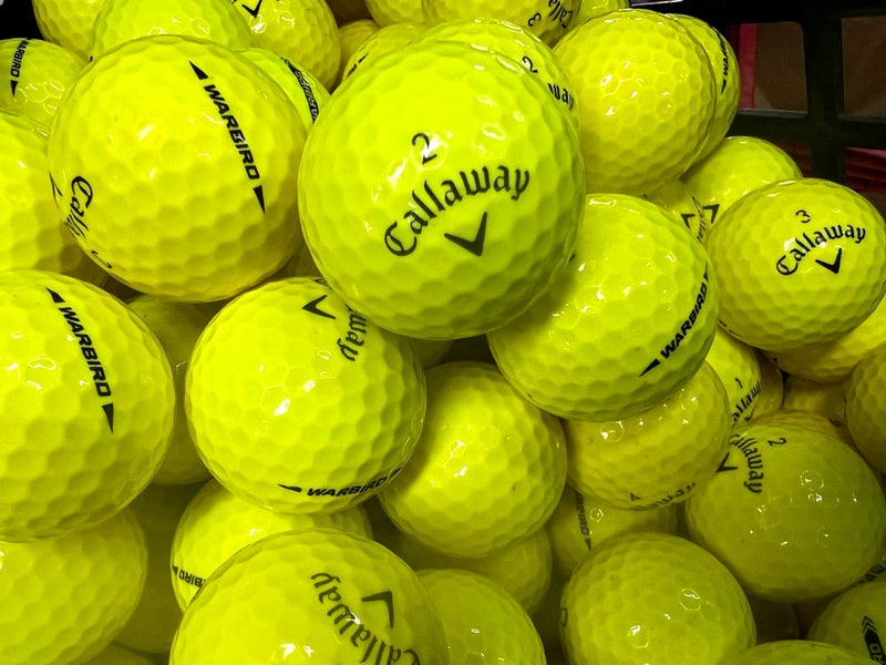 15 Yellow Callaway Warbird  Near Mint AAAA Used Golf Balls