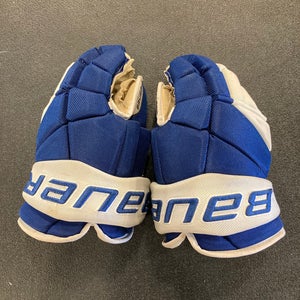 Blue Bauer Vapor Pro Team Gloves 13" (Used)