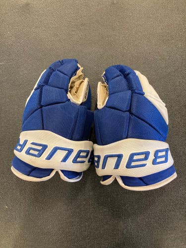 Blue Bauer Vapor Pro Team Gloves 13" (Used)