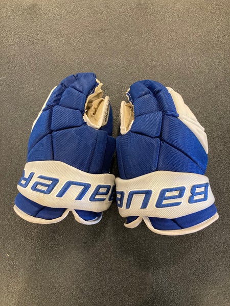 Blue Bauer Vapor Pro Team Gloves 13" (Used)