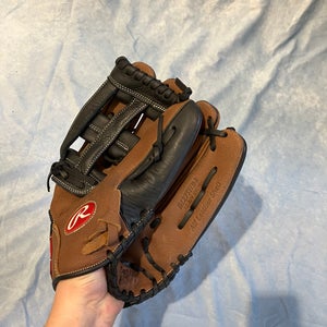 Brown Rawlings Premium Series RH Outfield Baseball Glove 12.75" (Used)