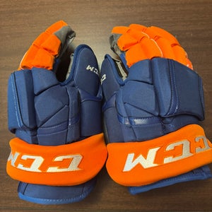 CCM HG12 Gloves 15" Pro Stock (Used) Edmonton Oilers
