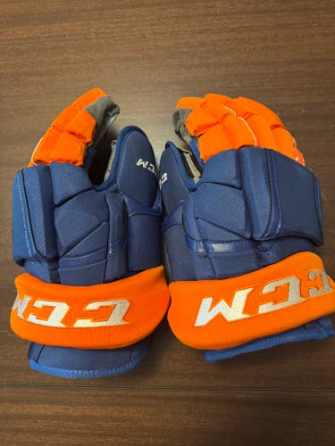 CCM HG12 Gloves 15" Pro Stock (Used) Edmonton Oilers