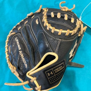 Black Under Armour UACM-100Y RH Catcher's Baseball Glove 31" (Used)