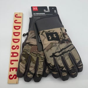 Under Armour GoreTex Mid Season Windstopper Hunt Gloves 1318575-999 Men’s Large  New