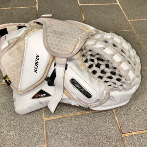 White ~2018 Bauer Supreme 1S Glove Regular (Used)