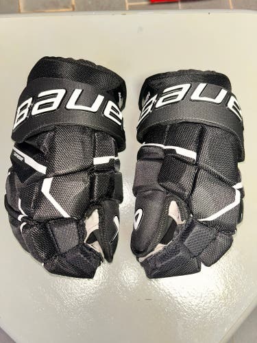 Bauer Supreme Mach Gloves Black & White 14" (New)