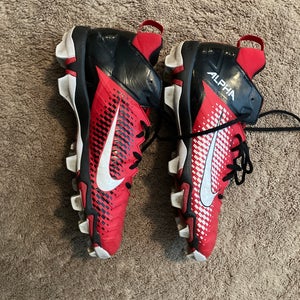 Mens Size M 11.0 (W 12.0)  Nike ALPHA Football Cleats (Used)