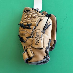 Brown Mizuno Power Close II RH Infield Baseball Glove 11.5" (Used)