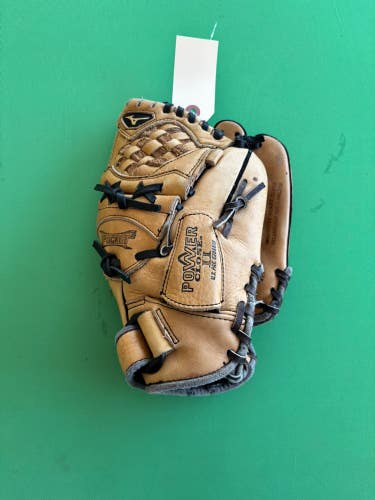 Brown Mizuno Power Close II RH Infield Baseball Glove 11.5" (Used)