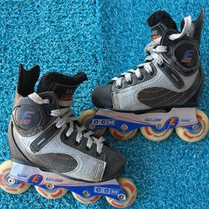Junior CCM Externo Bandit Inline Skates Regular Width Size 1/1.5 (Used)