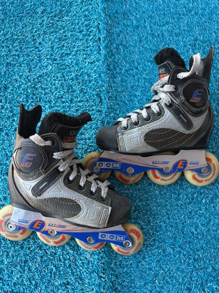Junior CCM Externo Bandit Inline Skates Regular Width Size 1/1.5 (Used)