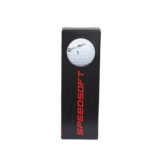 Taylor Made SpeedSoft Golf Balls (White, 3pk) 1 Sleeve 2024 NEW