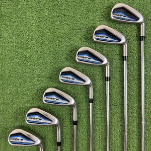 Cobra F Max 22 Blue Iron Set 5-PW GW Steel Shafts Stiff Flex Right Handed 2022
