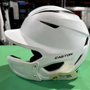 White 6 1/2-7 1/8 Easton Elite X Batting Helmet (Used)