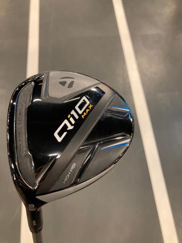 Men's TaylorMade Qi10 Max Fairway Wood Left Hand Senior Flex 3 Wood (Used)