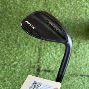 Men's 54° Cleveland Cleveland RTX Full Face Black Satin Wedge - True Dynamic Gold Shaft (Used)