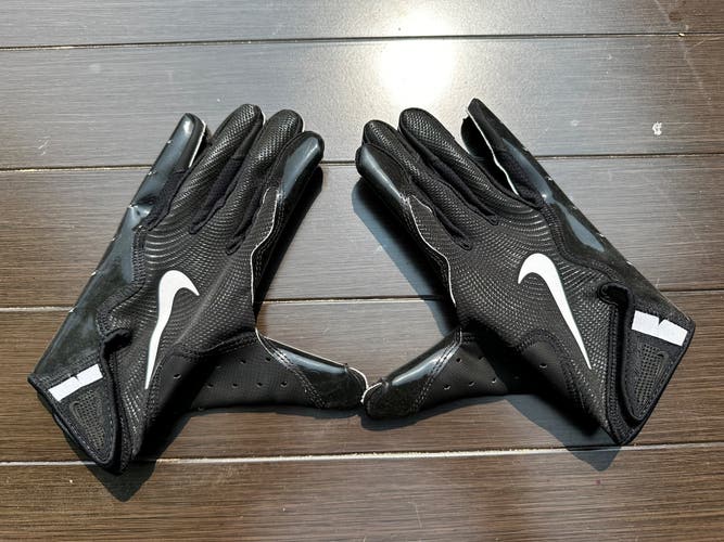 Black Medium Adult Nike Vapor Jet Gloves (New)
