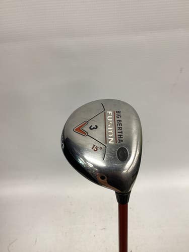 Used Callaway BIG BERTHA FUSION Mens Fairway Wood RH 3 Wood 11851-S000034575