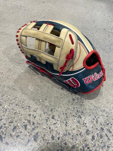 Brown Adult Wilson A2K LH Outfield Baseball Glove 12.75" (Used)