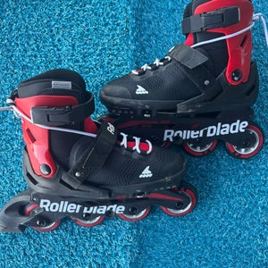 Rollerblade Microblade Kids Inline Skates Adjustable Size 2-5 (Used)