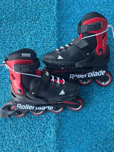 Rollerblade Microblade Kids Inline Skates Adjustable Size 2-5 (Used)